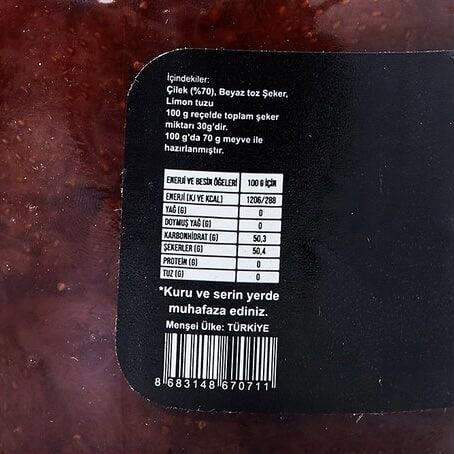 Hazek Çilek Reçeli 425Gr