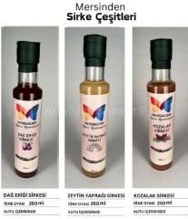 Organik Dağ Eriği Sirkesi 250 Ml