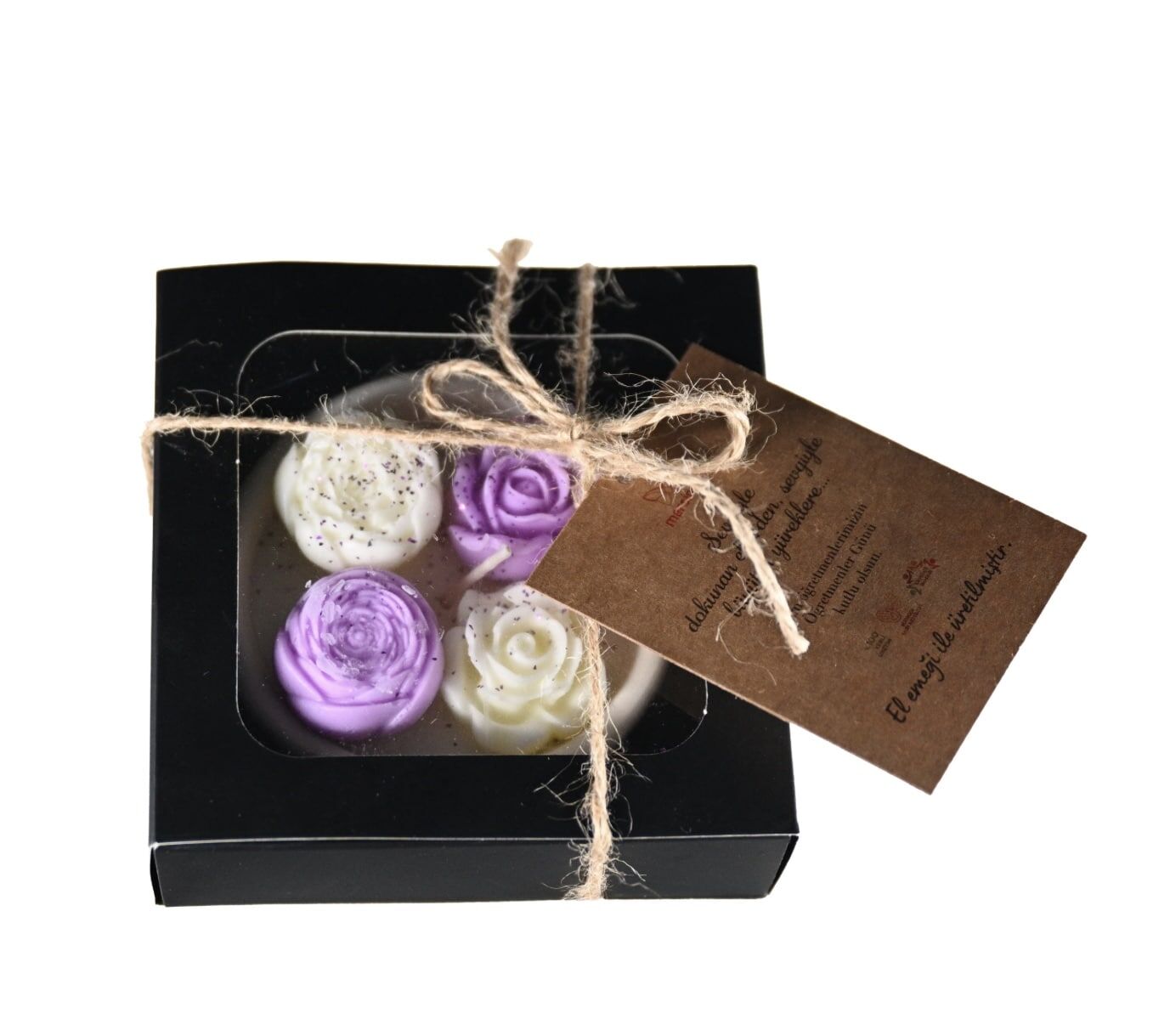 Seramikte Çiçek Kokulu Mumlar