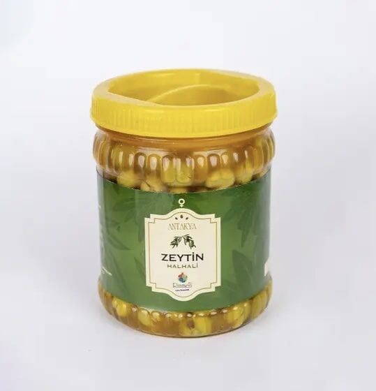 Yeşil Halhali Zeytin 1800 Gr