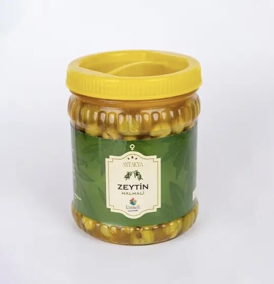 Yeşil Halhali Zeytin 1Kg