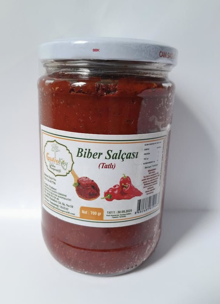 Samandağ Tatlı Biber Salçası 700 Gr