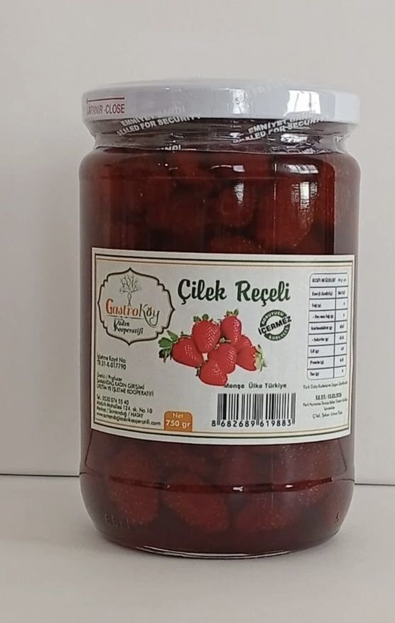 Çilek Reçeli 750 Gr