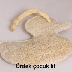 Çocuk Banyo Lifi (Doğal/Ördek Desen)