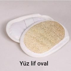 Doğal Yüz Banyo Lifi (Yetişkin/Oval Desen)
