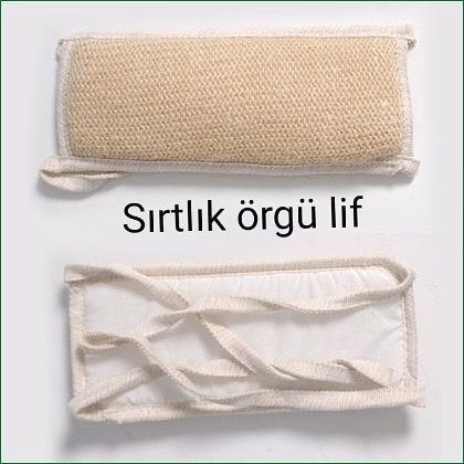 Doğal Örgü Sırt İçin Banyo Lifi