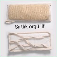 Doğal Örgü Sırt İçin Banyo Lifi