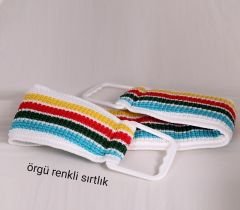 Kulplu Örgü Banyo Lifi