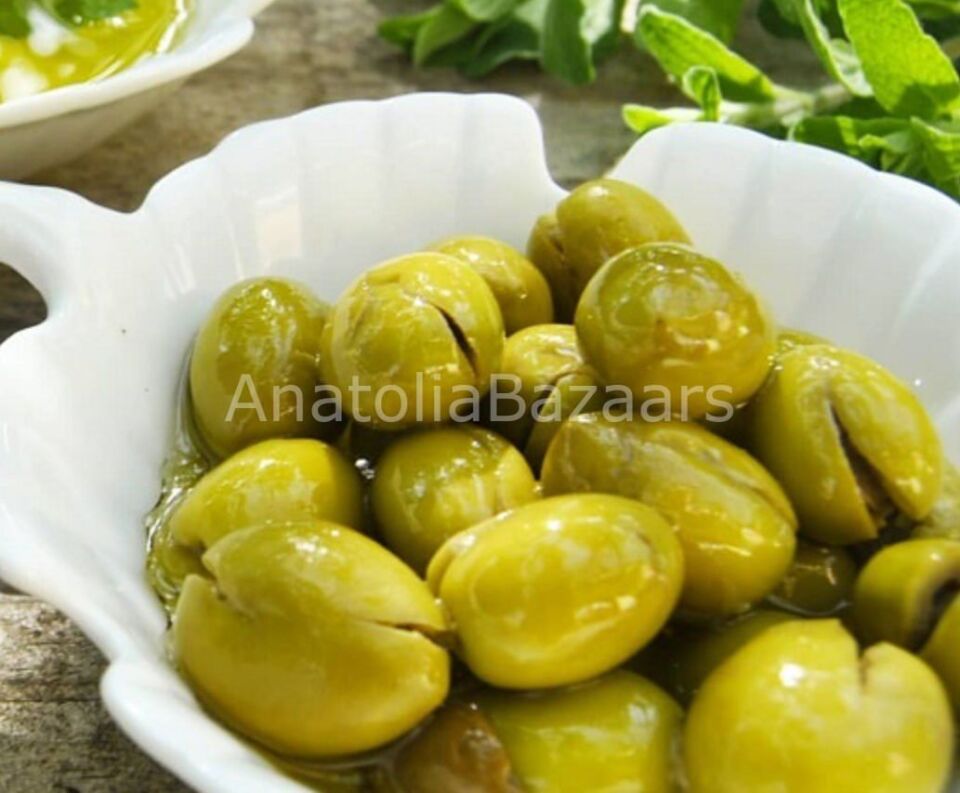 Yeşil Zeytin (El Kırması-Gemlik) 400Gr