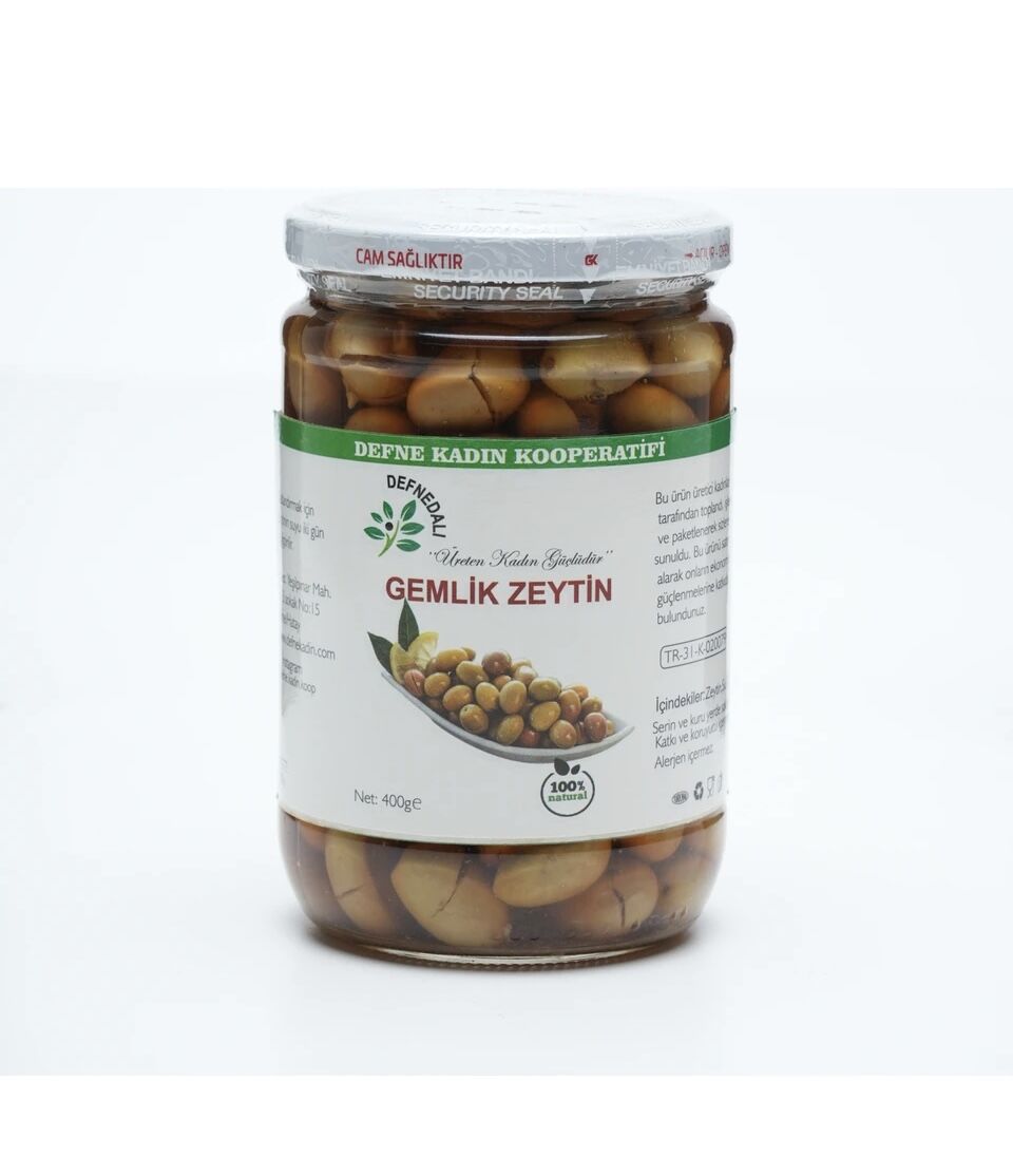 Yeşil Zeytin (El Kırması-Gemlik) 400Gr