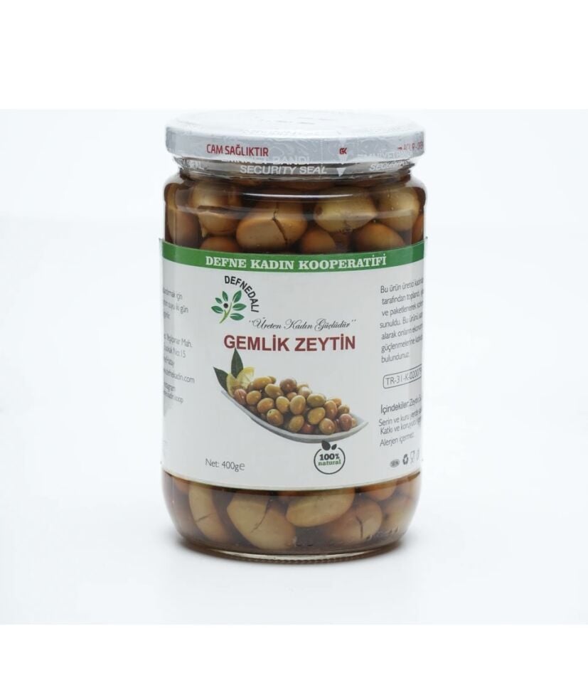 Yeşil Zeytin (El Kırması-Gemlik) 400Gr