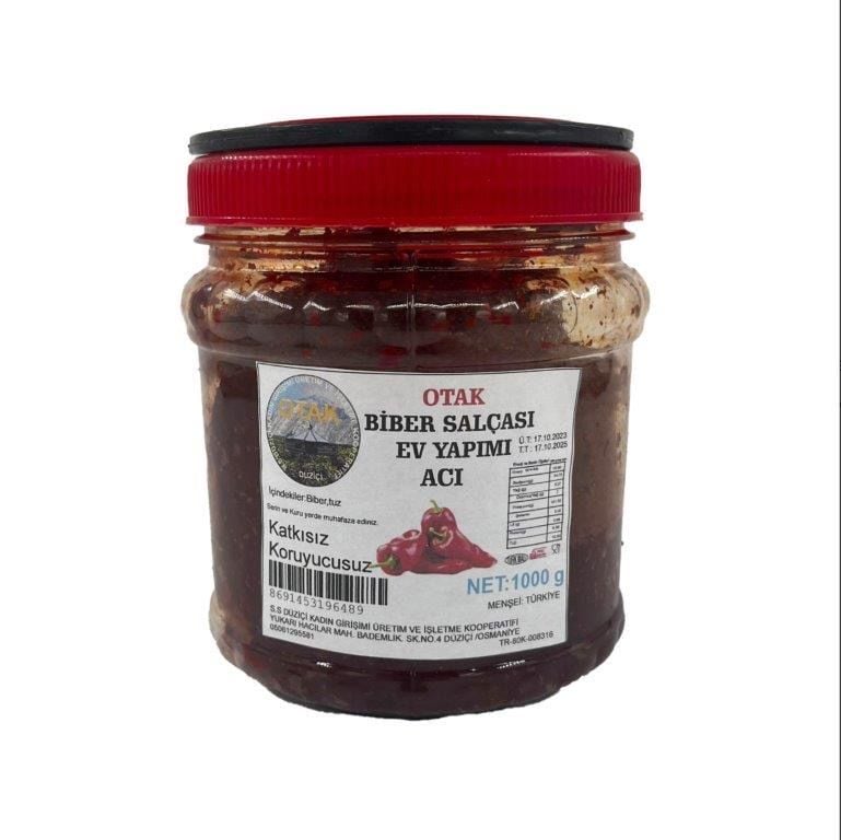 Biber Salçası Ev Yapımı Acı 1Kg