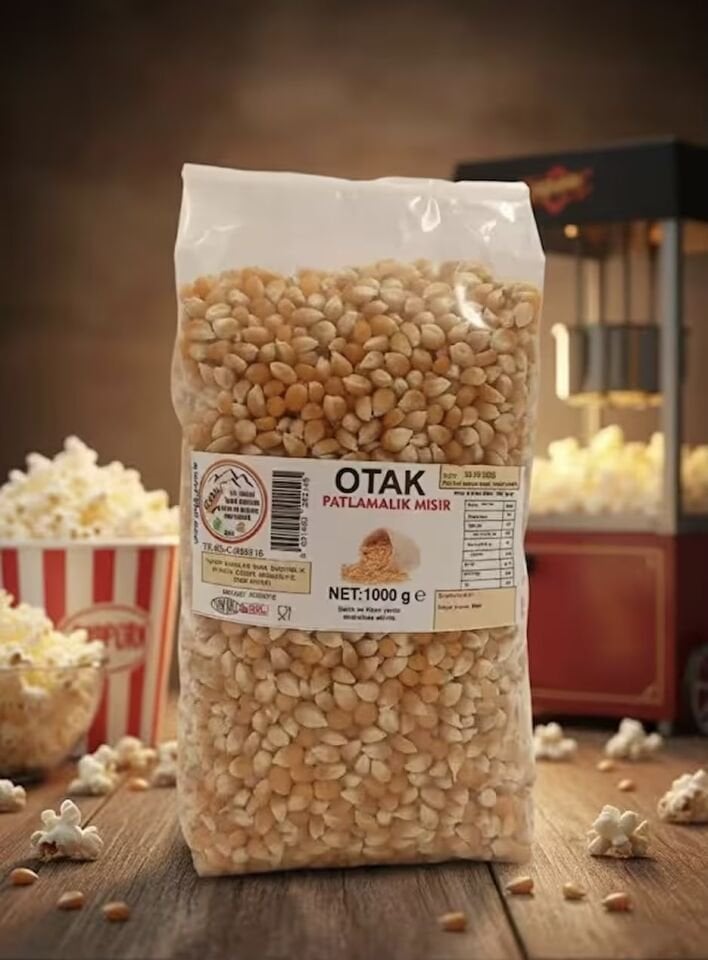 Patlamalık Cin Mısır 1Kg