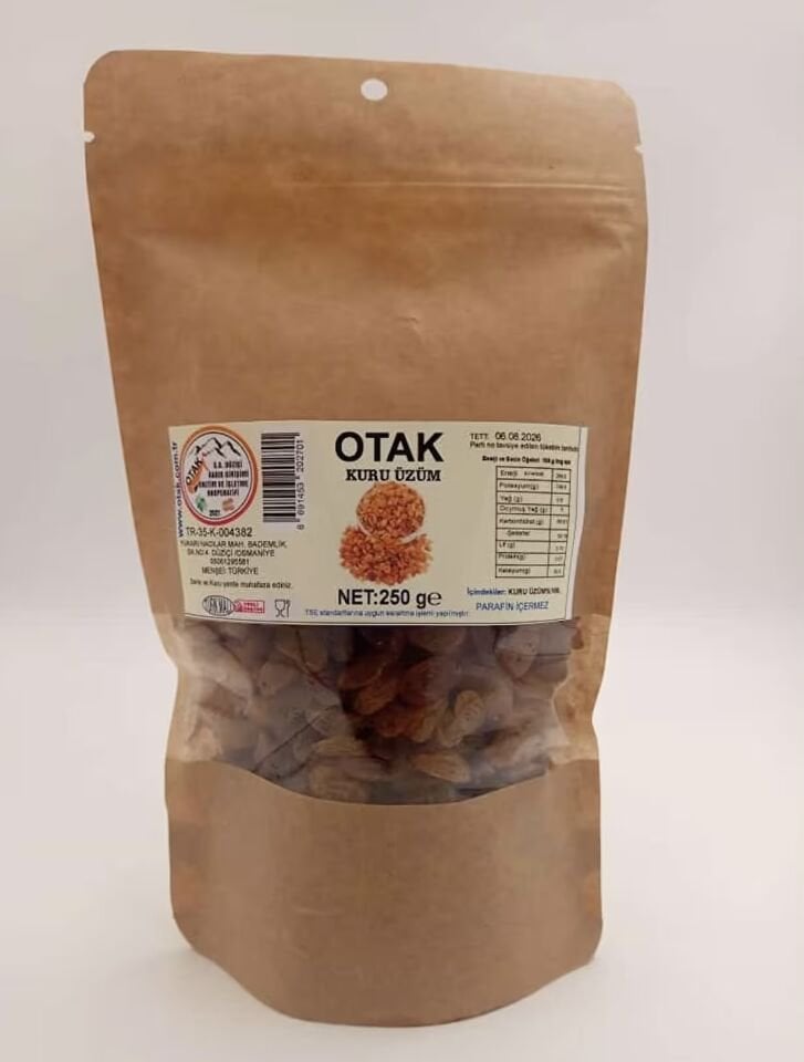 Kuru Üzüm (Sarı) 250Gr