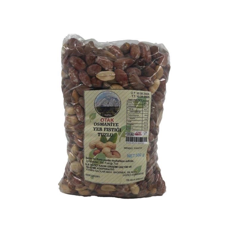 Osmaniye Yer Fıstığı Tuzlu Kavrulmuş 500 Gr