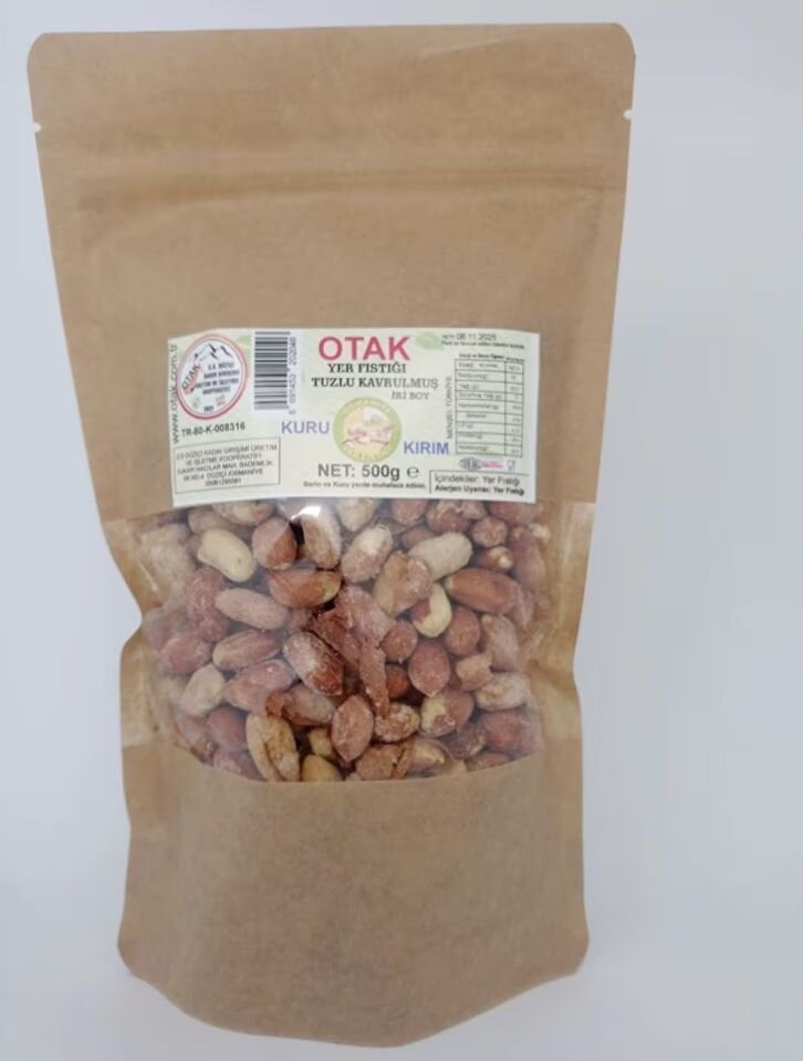 Osmaniye Yer Fıstığı Tuzlu Kavrulmuş 500Gr