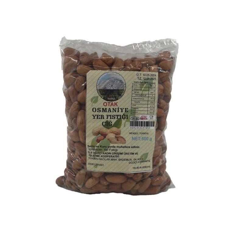 Osmaniye Yer Fıstığı Çiğ 500 Gr