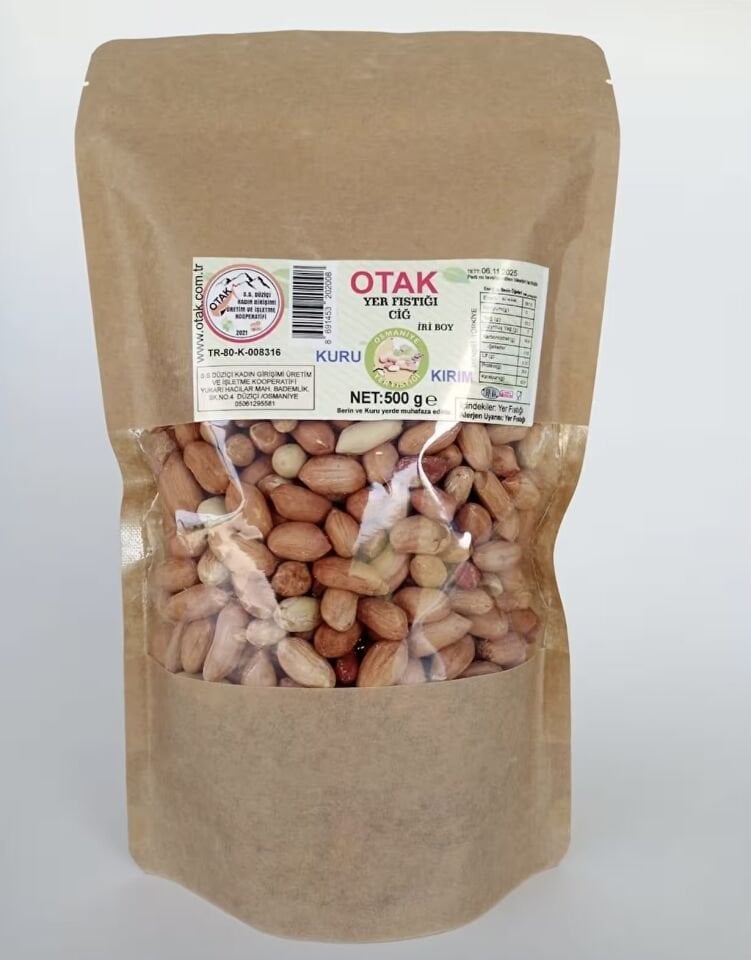 Osmaniye Yer Fıstığı Çiğ 500Gr