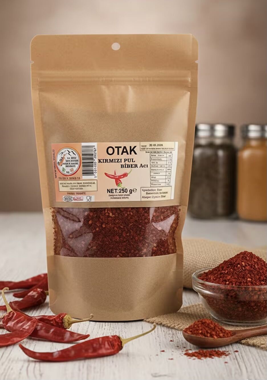 Kırmızı Toz Biber Acı 250Gr