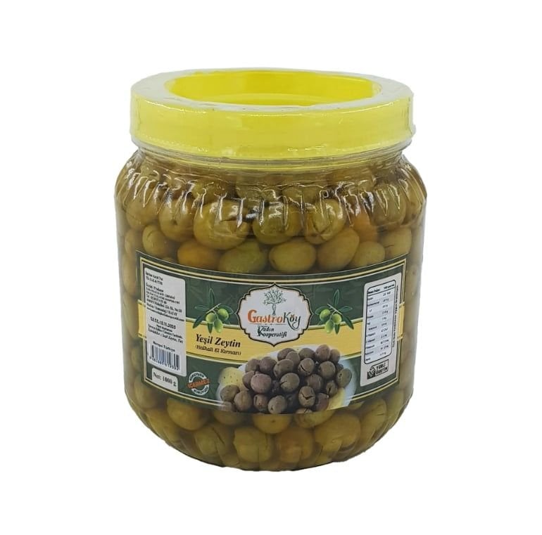 Halhali Yeşil Zeytin El Kırması 1 Kg