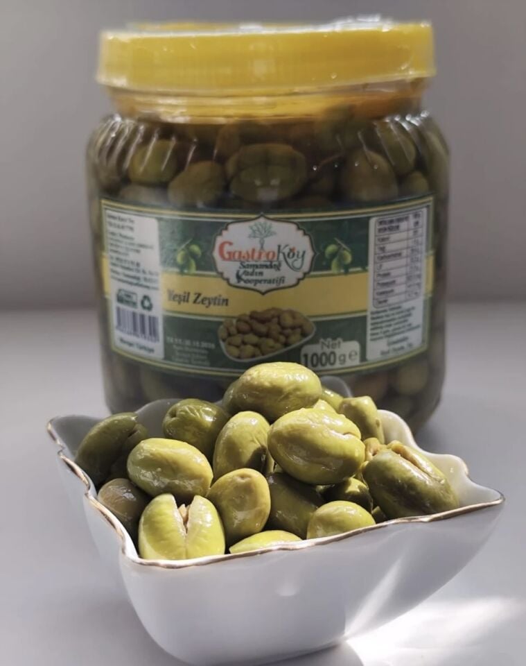 Halhali Yeşil Zeytin El Kırması 1 Kg