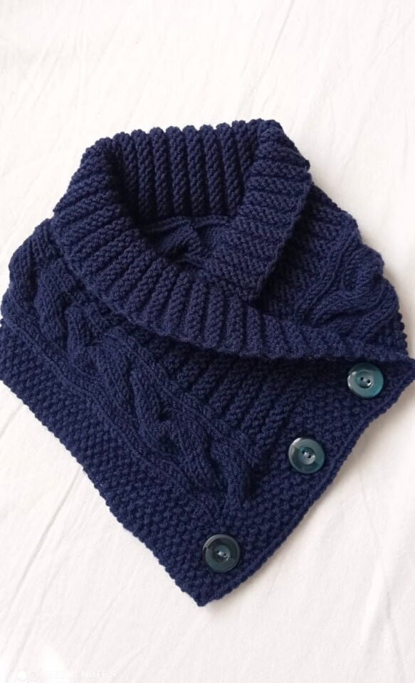 Bebek Örgü Boyunluk