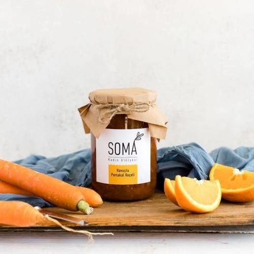 Portakal Reçeli - Havuçlu  380 Gr
