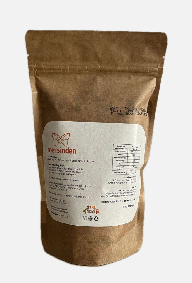 Karışık Buğday Kavurgası-Çerez 250Gr