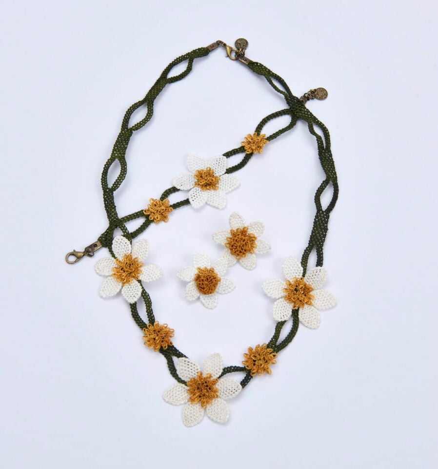 Anne Sevgisi Kolye Küpe Bileklik Takım