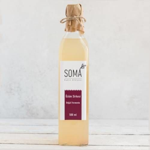 Üzüm Sirkesi Doğal Fermente 500 Ml
