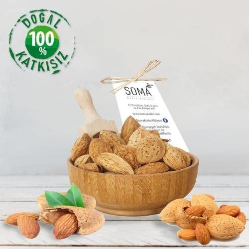 Çiğ Badem Kabuklu Ata Tohum 500 Gr
