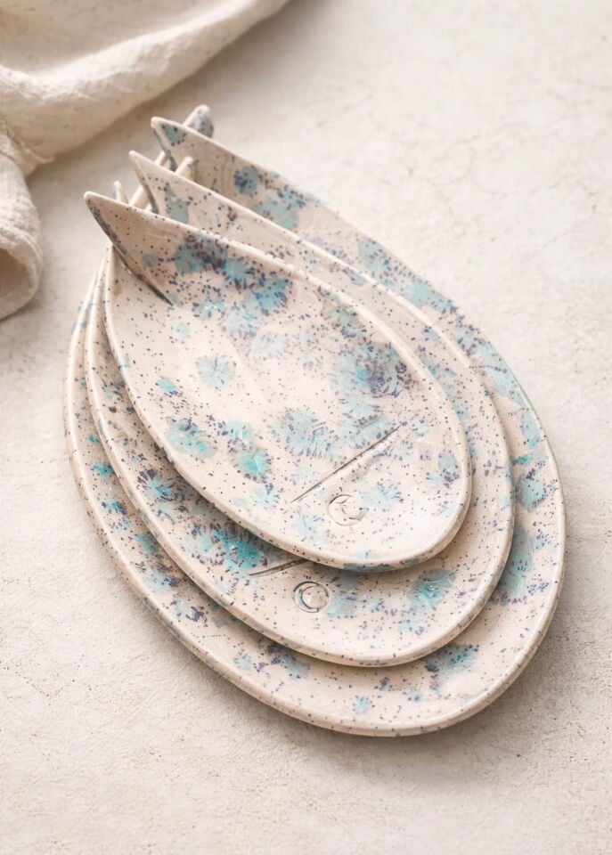 Oceans 3'lü Tabak Seti