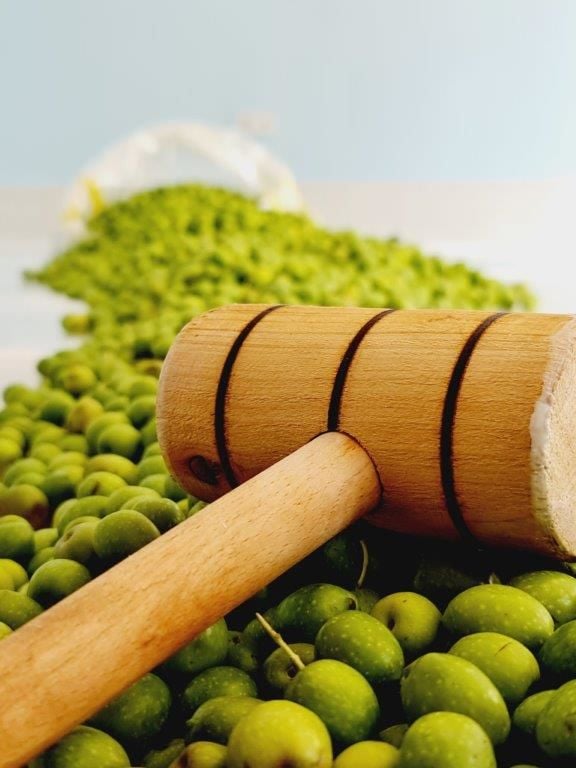 Halhali Kırma Yeşil Zeytin 1 Kg