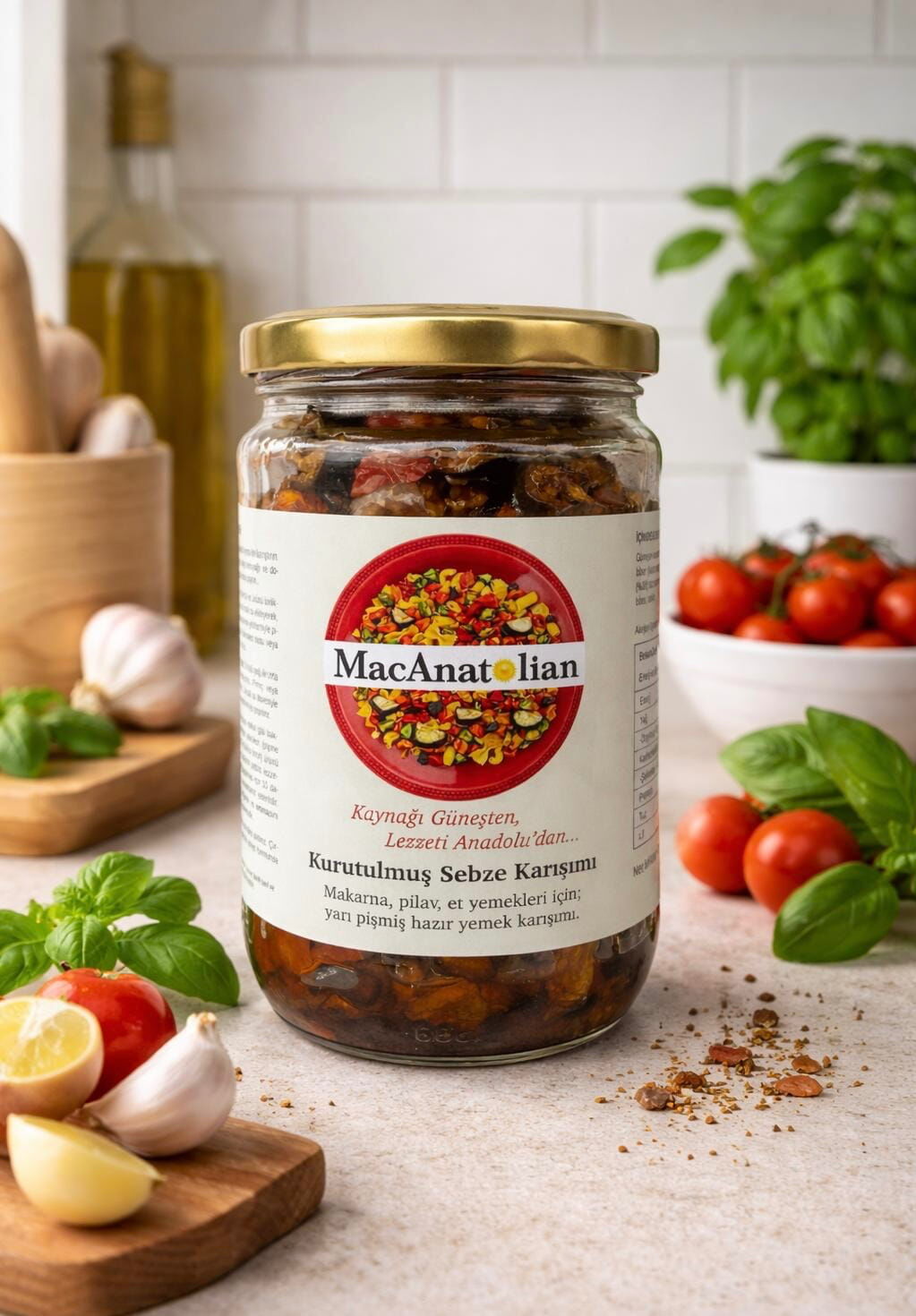 Patlıcanlı Kurutulmuş Sebze Harcı 400 Gr