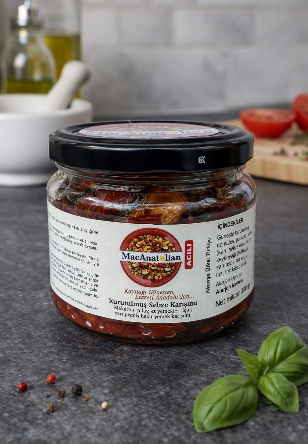 Hazır Sebze Harcı / Pişmiş (Acılı) 200 Gr