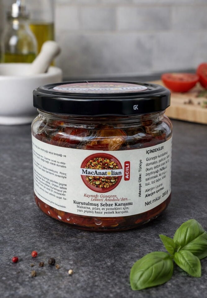 Hazır Sebze Harcı / Pişmiş (Acılı) 200 Gr