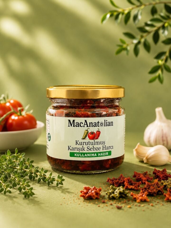 Karışık Sebze Harcı / Kullanıma Hazır (Acılı) 200 Gr
