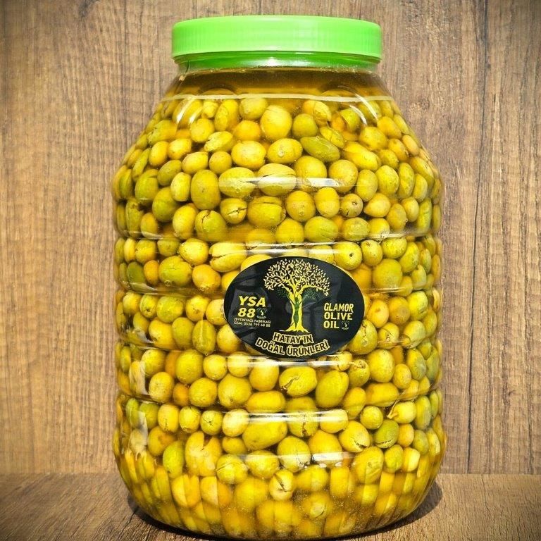 Halhali Kırma Yeşil Zeytin Net 5 Kg