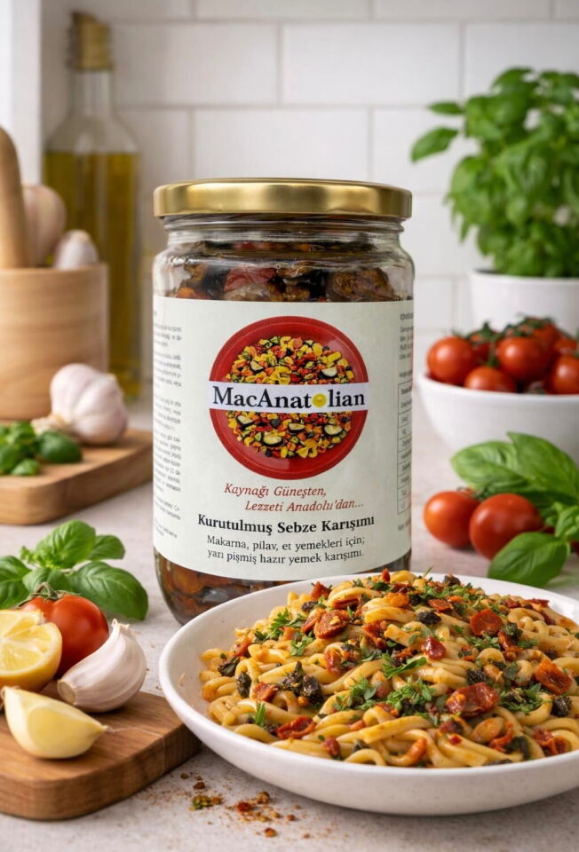 Patlıcanlı Kurutulmuş Sebze Harcı 200 Gr