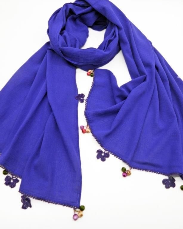 Şile Bezi Mor Fular