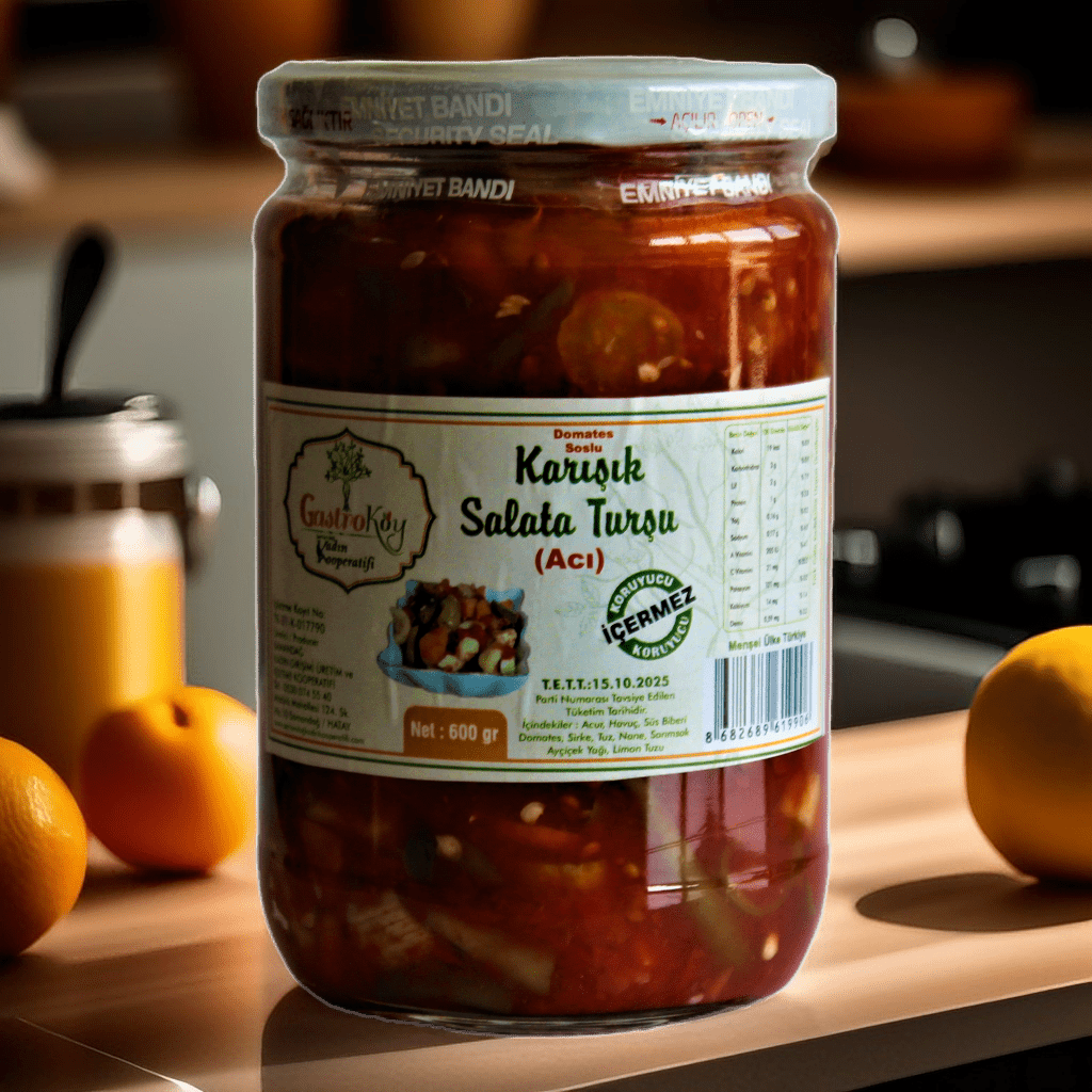 Karışık Salata Turşusu 600Gr