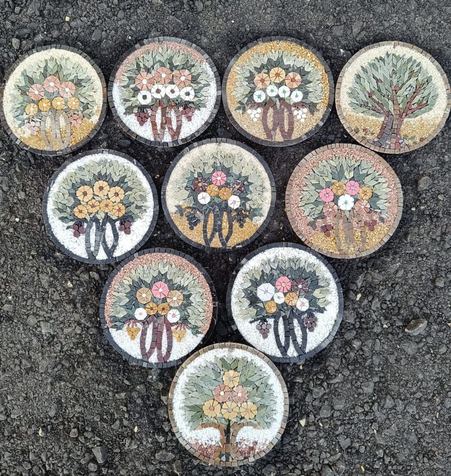 Mozaik Hayat Ağacı (üzümlü)