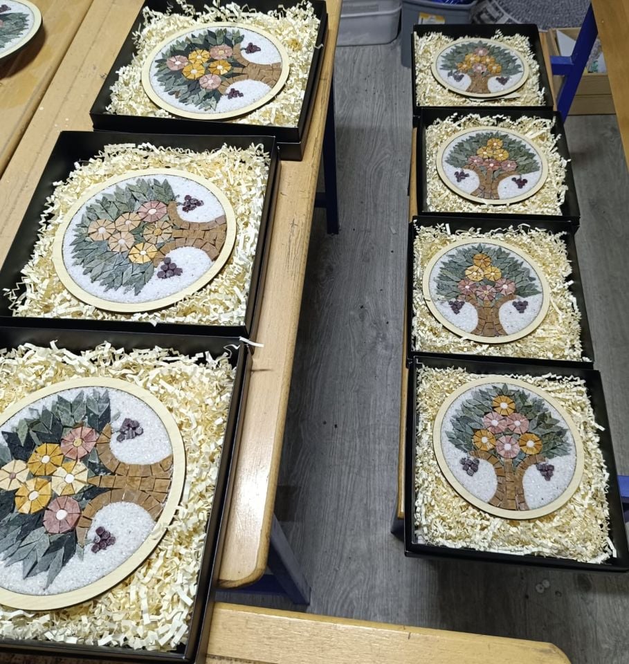 Mozaik Hayat Ağacı (üzümlü)