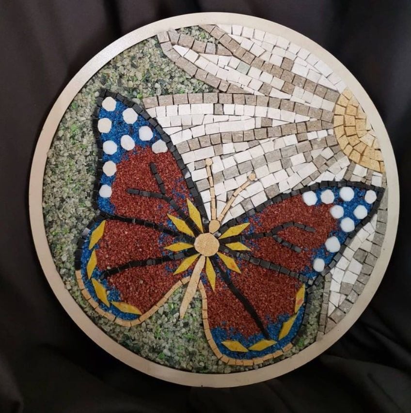 Kelebek Mozaik Dekor