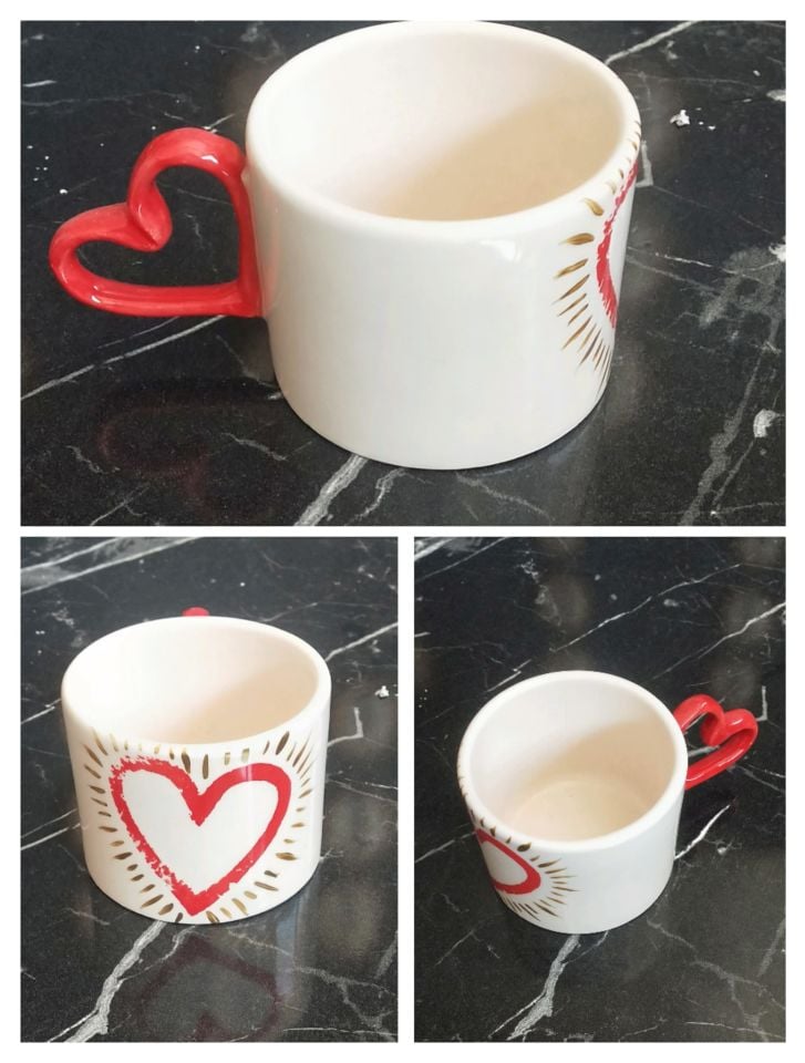 Seramik Kalpli Mug Bardak