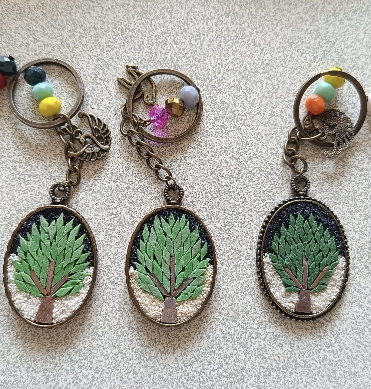 Hediye Mozaik Anahtarlıklar