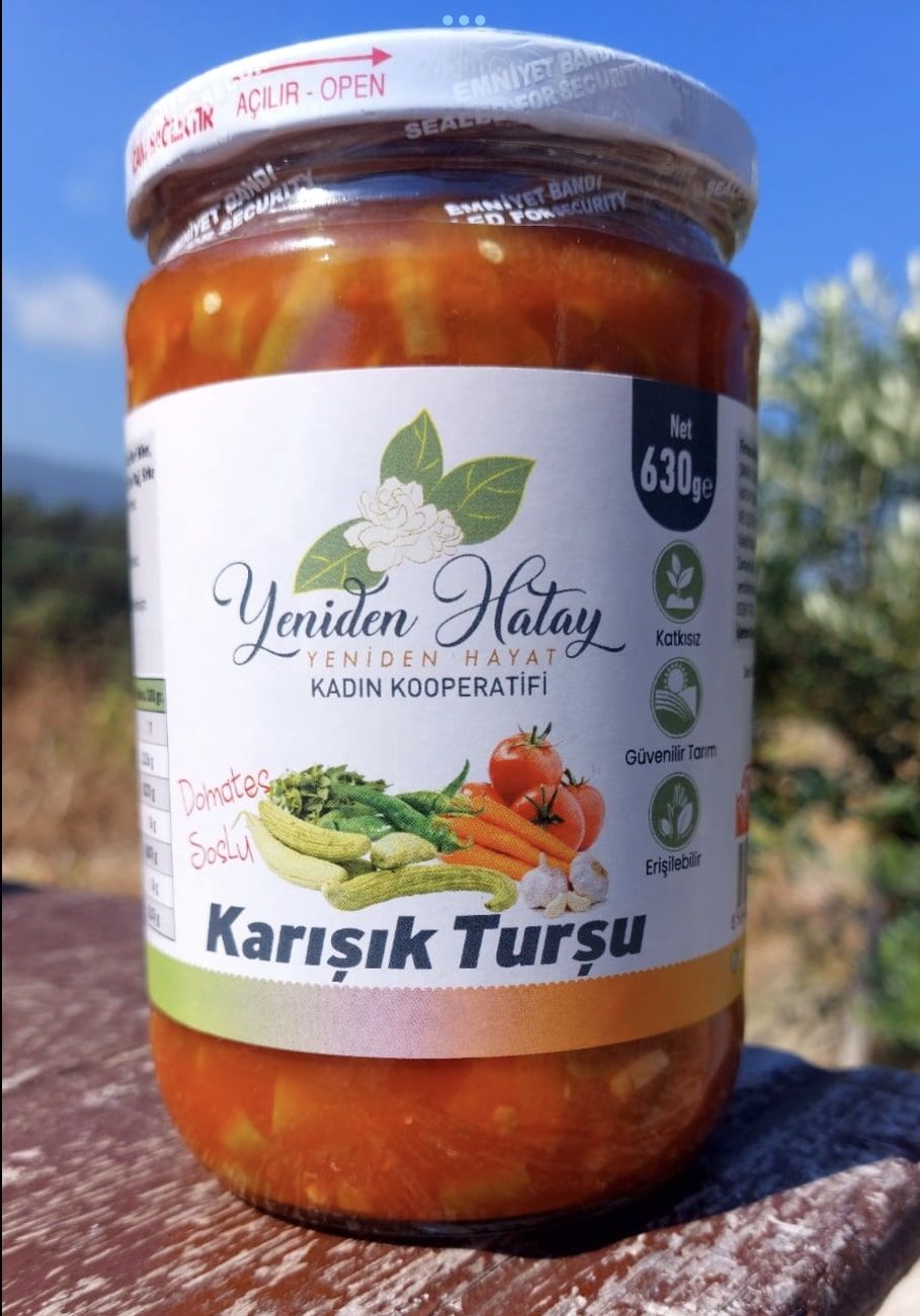 Domates Soslu Karışık Turşu