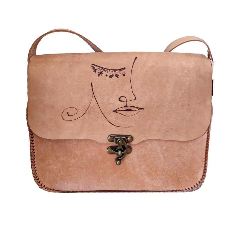 Vaketa Deri FİGÜR Çanta