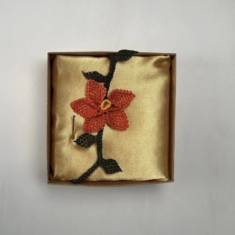 İğne Oyası Bileklik Tek Çiçek