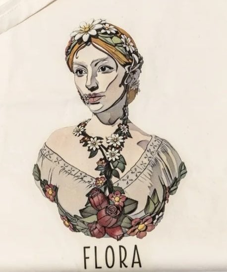 Çiçek Tanrıçası Flora T-SHIRT
